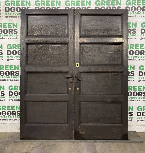 Oak double french doors - oak,