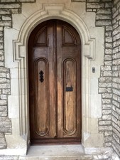 Solid Wood Front Door with