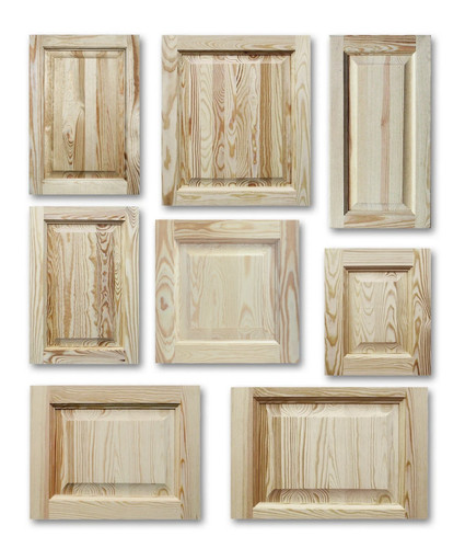 Pine natural plain front - natural,