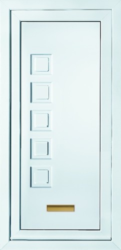 White full height - height, door