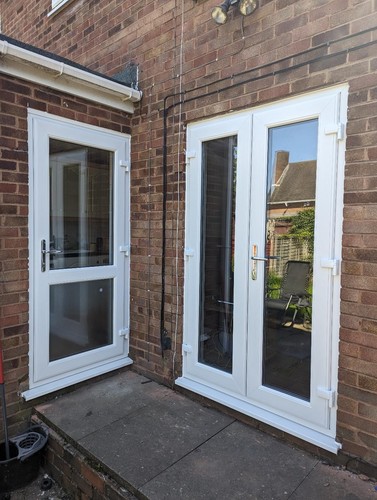 Stock upvc french doors - in,