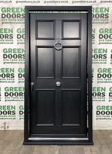 BLACK WOODEN FRONT DOOR MODERN