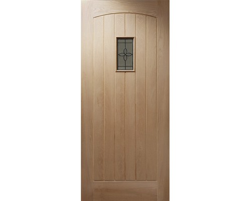 Oak external door croft - door, 45mm